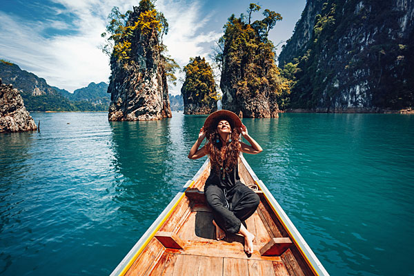 woman-in-boat polyprenol, Three Force, freedom, happiness, healthy, calm, benefits